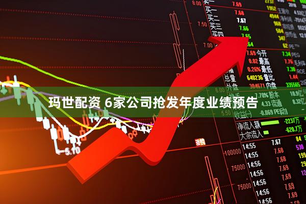 玛世配资 6家公司抢发年度业绩预告
