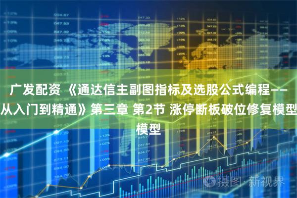 广发配资 《通达信主副图指标及选股公式编程——从入门到精通》第三章 第2节 涨停断板破位修复模型